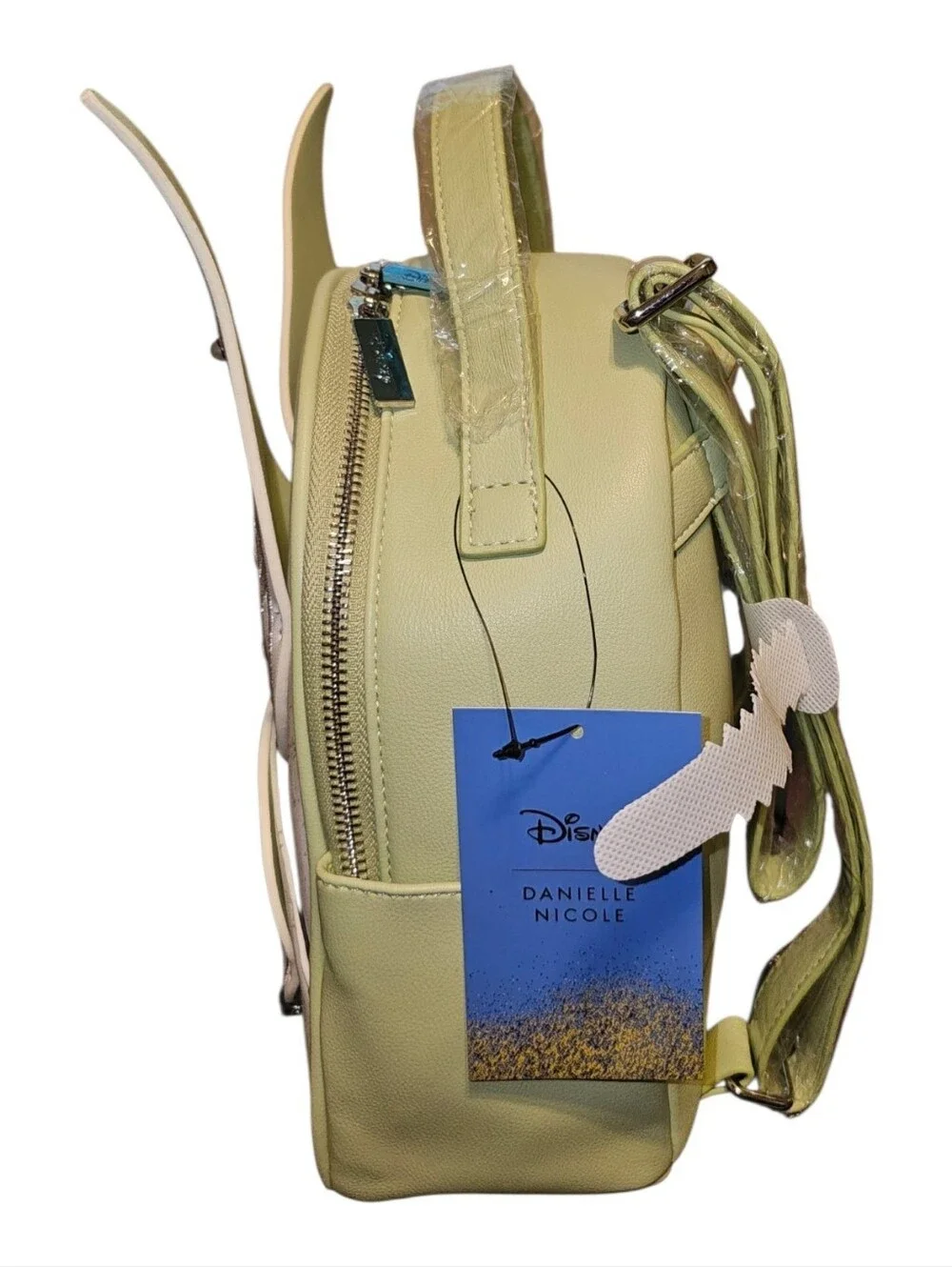 NWT Danielle Nicole Disney Peter Pan Tinker Bell Wings Dangle Mini Backpack - Picture 3 of 7